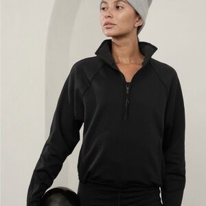 Athleta Altitude Fleece Lined 1/2 Zip Sweatshirt
